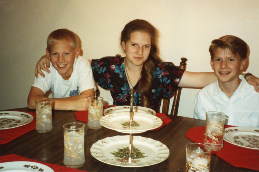 1992 Christmas Murray--Stephen, Heather, Richard