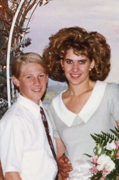 1995 Stephen with Rebecca at Big Bear CA